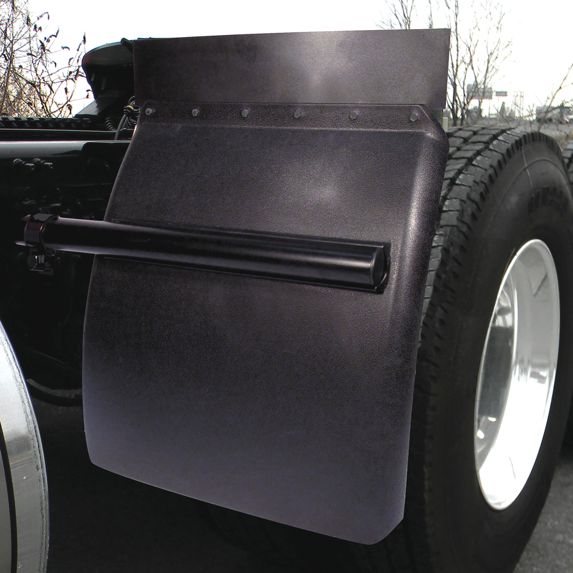 Trux 24in. Poly Quarter Semi-Truck Fenders, Pair, Model# TFEN-Q20